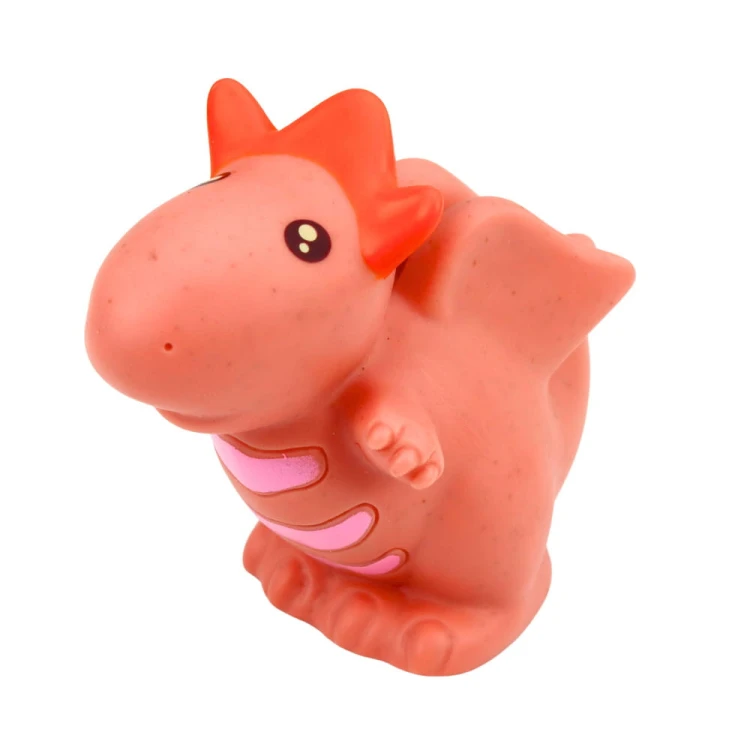 Zestaw Gumowe Dinozaury Edukacyjne Do Kąpieli Zabawy Pastelowe 6 szt.