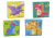 Edukacyjne Puzzle 6w1 Klocki Układanka Kostki 6 Obrazków Dinozaury 9 El.