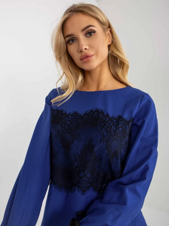 Bluzka-LK-BZ-506877.15X-kobaltowy 38