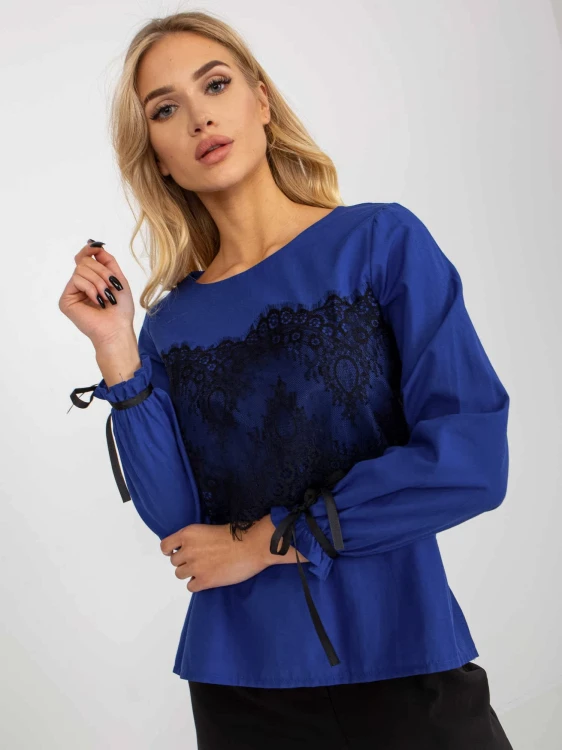 Bluzka-LK-BZ-506877.15X-kobaltowy 38