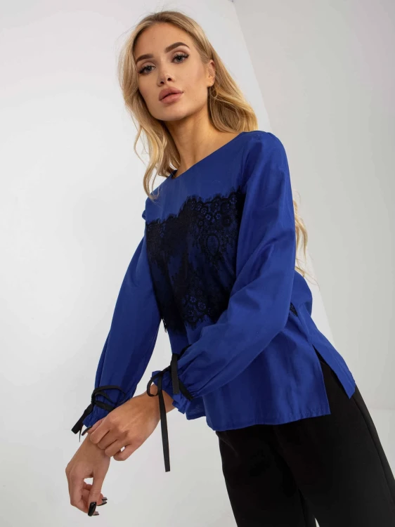 Bluzka-LK-BZ-506877.15X-kobaltowy 38
