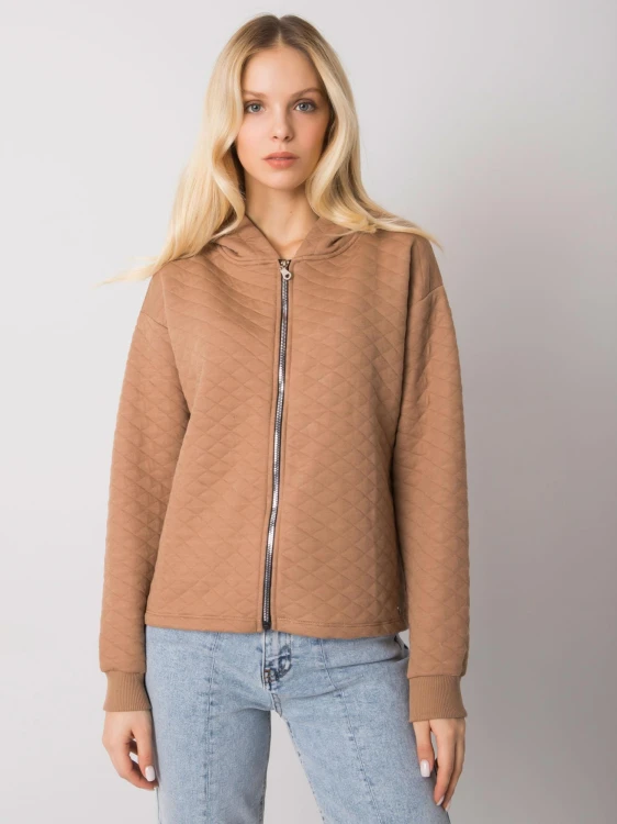 Bluza camelowa pikowana  L/XL