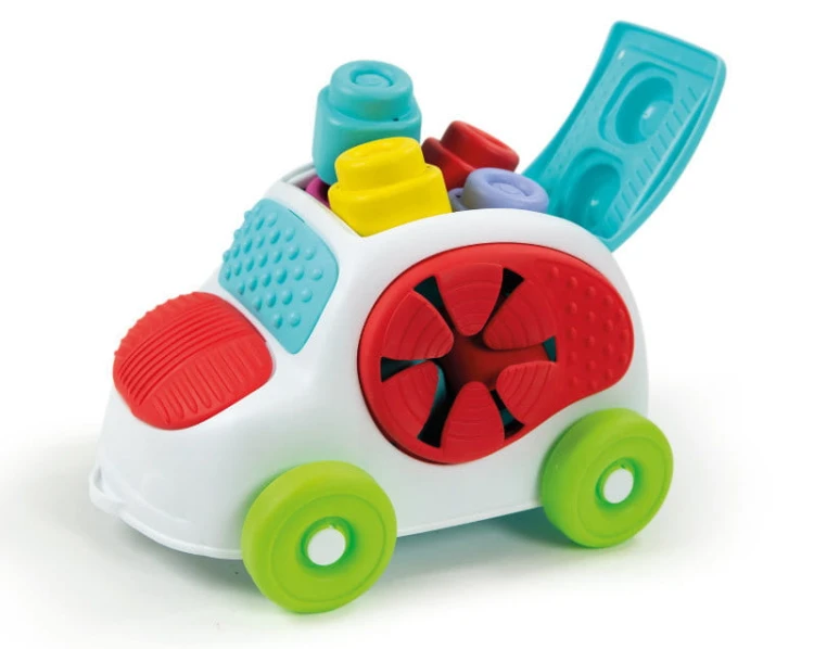 Clemmy Autko Sensoryczne z Klockami Sorter Clementoni 17315