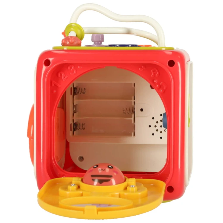 Sorter układanka kostka sensoryczna klocki edukacyjne Montessori 6w1