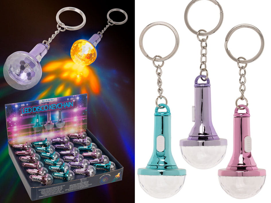 Brelok – Dyskotekowa Kula z LED